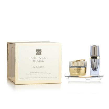 Estee Lauder Re-Nutriv Re-Creation Eye Balm: Eye Balm 15ml + Night Serum 4ml 2pcs