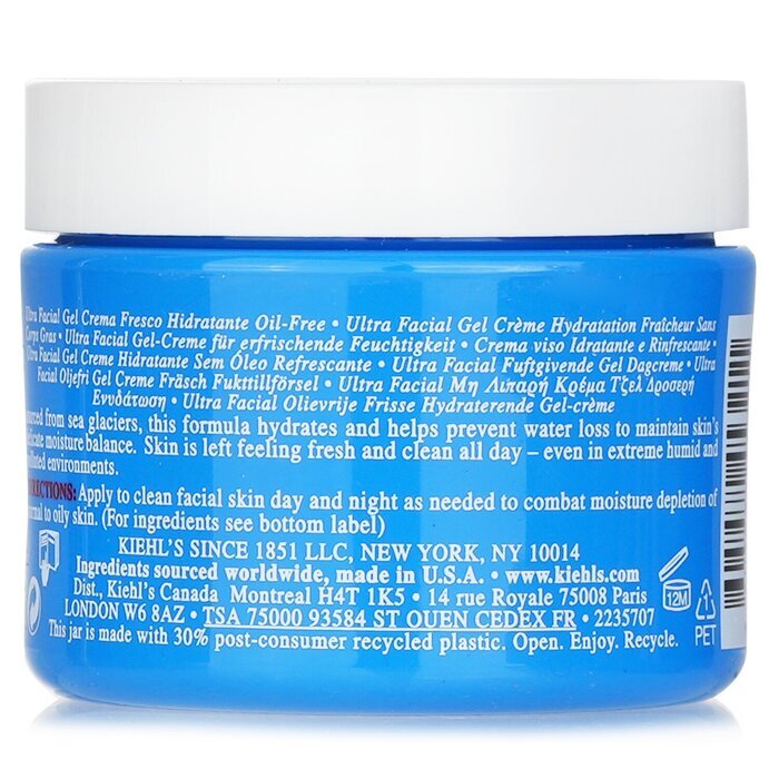 Kiehl's Ultra Facial Oil-Free Gel Cream - For Normal to Oily Skin Types 50ml/1.7oz