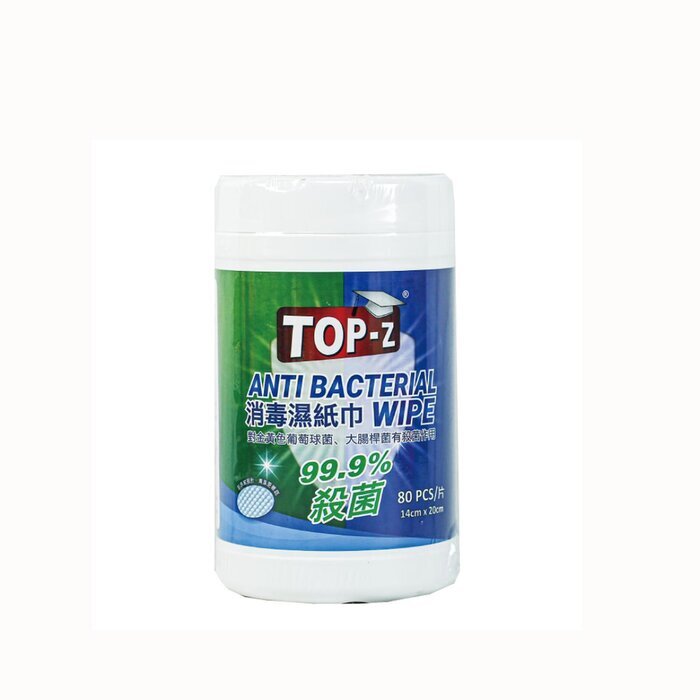 TOP-Z Anti Bacterial Wipe 80 pcs 420x320x370