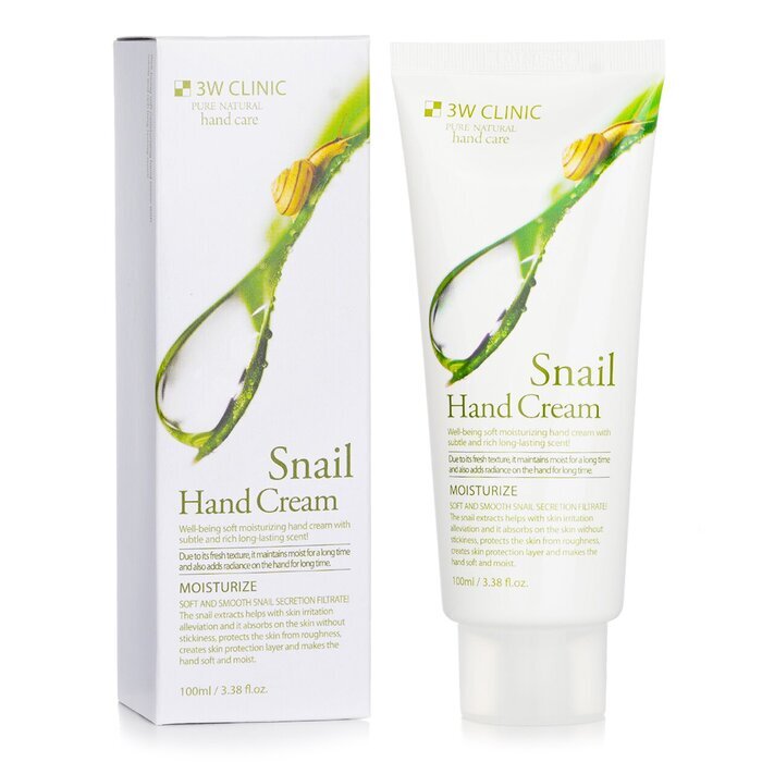 3W Clinic Hand Cream - Snail 100ml/3.38oz