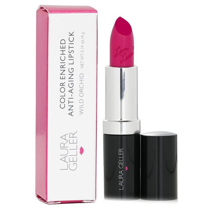 Laura Geller Color Enriched Anti Aging Lipstick - # Wild Orchid 4g/0.14oz