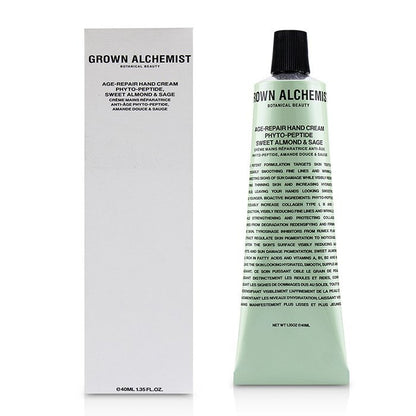 Grown Alchemist Age-Repair Hand Cream - Phyto-Peptide, Sweet Almond & Sage 40ml/1.35oz