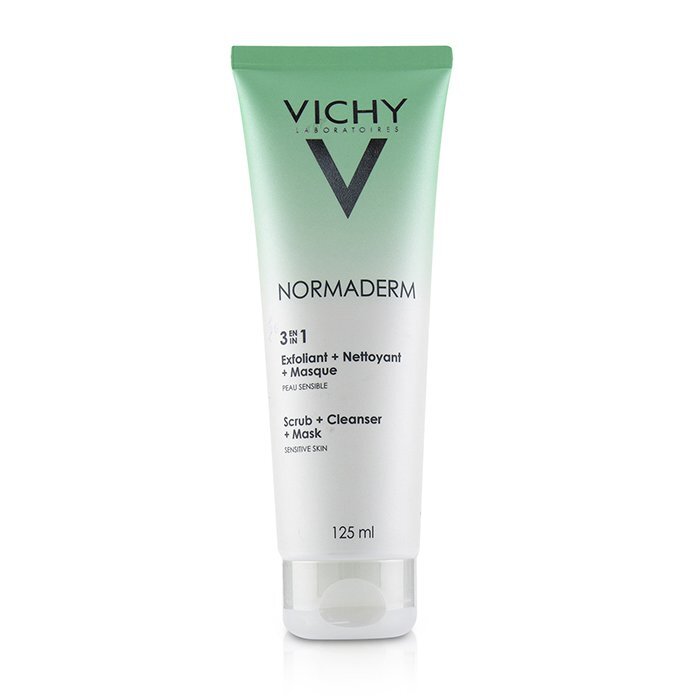 Vichy Normaderm 3 In 1 Scrub + Cleanser + Mask (For Acne Prone Skin / Sensitive Skin) 125ml/4.23oz