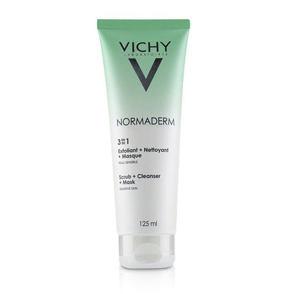 Vichy Normaderm 3 In 1 Scrub + Cleanser + Mask (For Acne Prone Skin / Sensitive Skin) 125ml/4.23oz