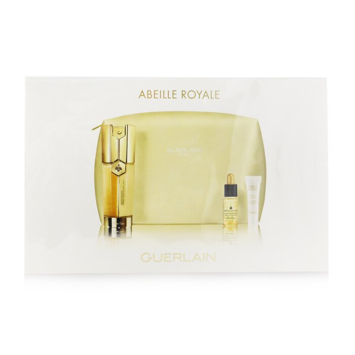 Guerlain Abeille Royale Age-Defying Programme (Set of Serum, Oil, Eye Cream & Bag) 3pcs+1bag