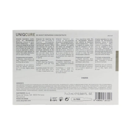 SKEYNDOR Uniqcure 8H Night Repairing Concentrate (For Damaged Skin & With Signs Of Ageing) 7x2ml/0.068oz