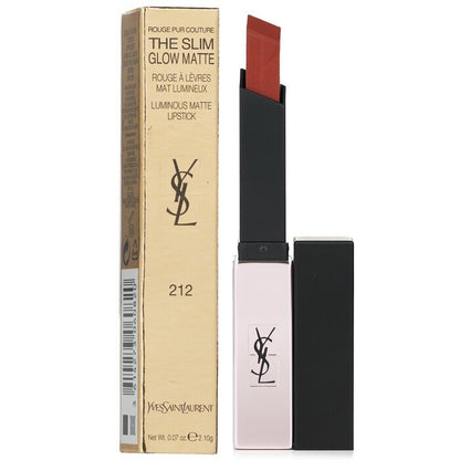 Yves Saint Laurent Rouge Pur Couture The Slim Glow Matte - # 212 Equivocal Brown 2.1g/0.07oz