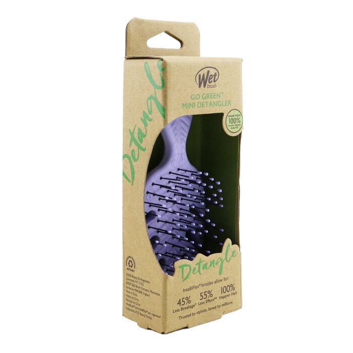 Wet Brush Go Green Mini Detangler - # Purple 1pc