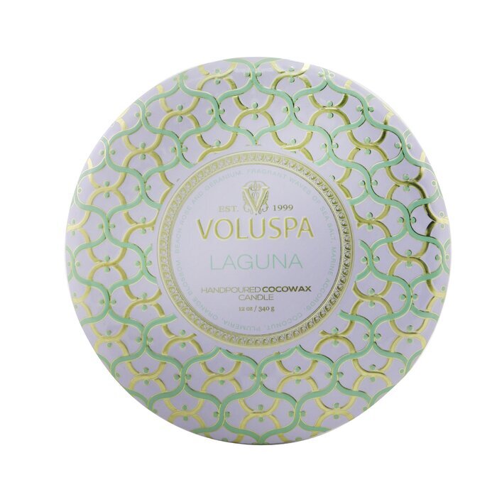 Voluspa 3 Wick Decorative Tin Candle - Laguna 340g/12oz