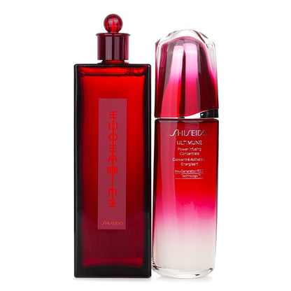 Shiseido Ultimune Power & Revitalizing Set: Ultimune Power Infusing Concentrate 100ml + Eudermine Revitalizing Essence 200ml 2pcs