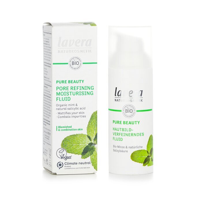 Lavera Pure Beauty Pore Refining Moisturising Fluid - For Blemished & Combination Skin 50ml/1.7oz