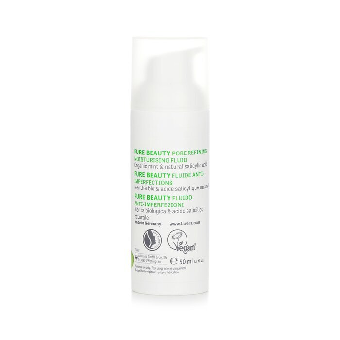 Lavera Pure Beauty Pore Refining Moisturising Fluid - For Blemished & Combination Skin 50ml/1.7oz