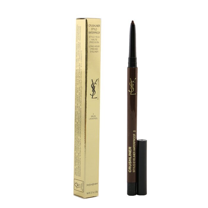 Yves Saint Laurent Crushliner Stylo Waterproof Eyeliner - # 02 Brun Universel 0.35g/0.01oz