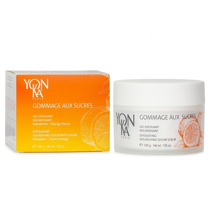 Yonka Gommage Aux Sucres Nourishing Scrub with Sugar - Mandarin 200ml/8.19oz