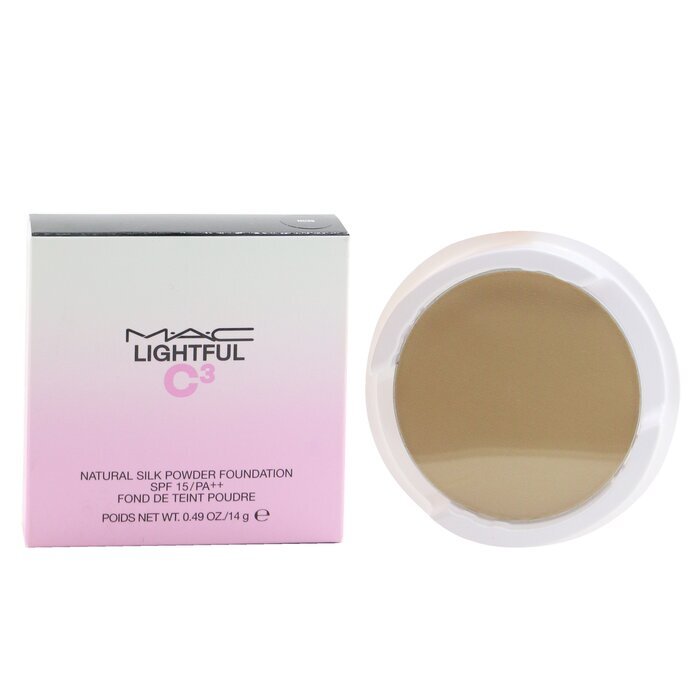 MAC Lightful C³ Natural Silk Powder Foundation SPF 15 Refill - # NC35 14g/0.49oz