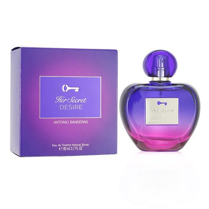 Antonio Banderas Her Secret Desire Woman Eau De Toilette 80ml