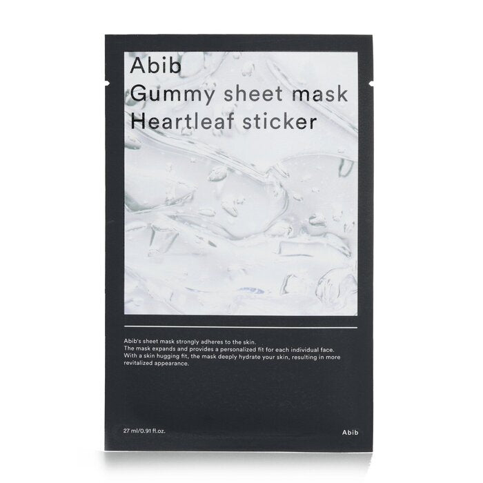 Abib Gummy Sheet Mask - Heartleaf Sticker 27mlx10pcs