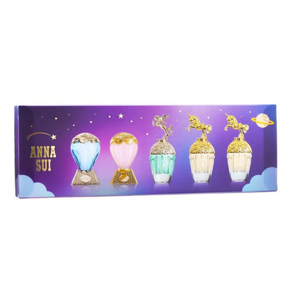 Anna Sui Woman Mini Set Eau De Toilette 5x 5ml (cosmic Sky & Sky & Fantasia Mermaid & Fantasia & Fantasia)