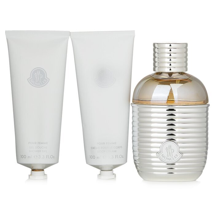 Moncler Pour Femme Woman Set Eau De Parfum 100ml & Sg 100ml & Body Cream 100ml