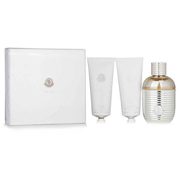 Moncler Pour Femme Woman Set Eau De Parfum 100ml & Sg 100ml & Body Cream 100ml