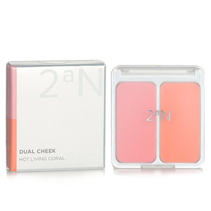 2aN Dual Cheek - # 4 Hot Living Coral /