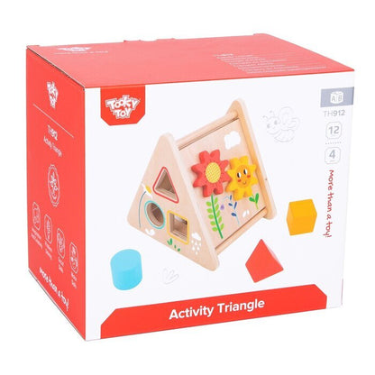 Tooky Toy Co Activity Triangle 19x14x16cm