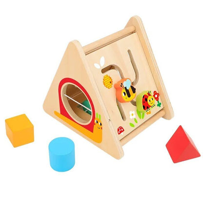 Tooky Toy Co Activity Triangle 19x14x16cm