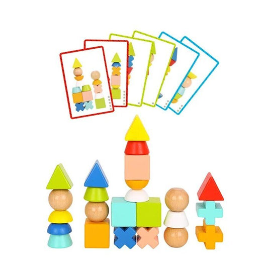 Tooky Toy Co Stacking Game 24x24x5cm