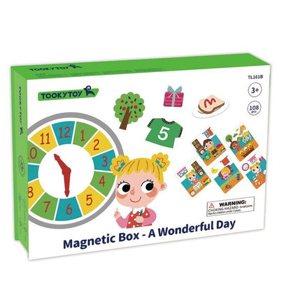 Tooky Toy Co Magnetic Box - A Wonderful Day 19x26x5cm