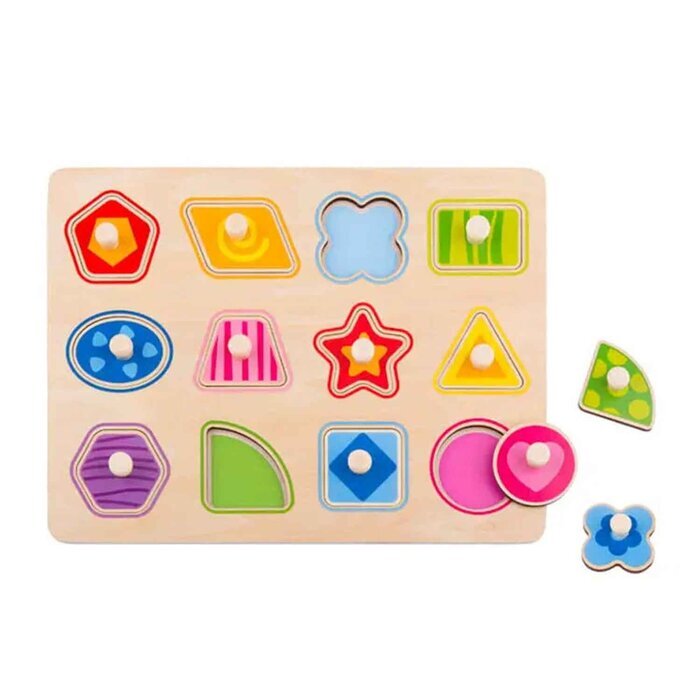 Tooky Toy Co Shape Puzzle 30x23x2cm