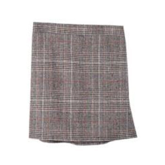 Trendywhere Check Wool Mini Skirt Free (XS-M)