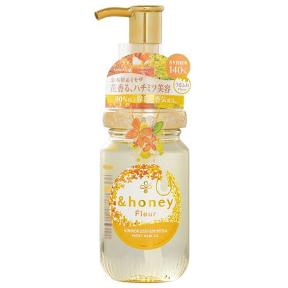 &honey Fleur Kinmokusei & Mimosa Moist Hair Oil 100ml