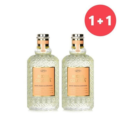 4711 Acqua Colonia White Peach & Coriander Eau De Cologne Spray 170ml/5.7oz x2