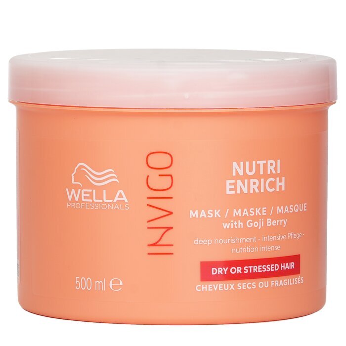 Wella Invigo Nutri Enrich Mask With Goji Berry Dry Or Stressed Hair 500ml