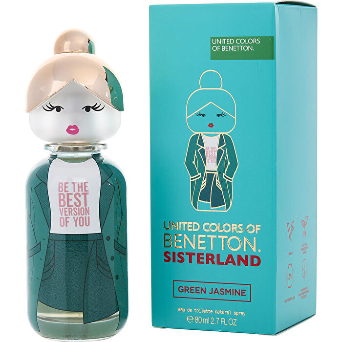 Benetton Sisterland Green Jasmine Woman Eau De Toilette 80ml