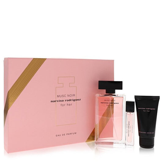 Narciso Rodriguez Musc Noir For Her Woman Set Eau De Parfum 100ml & Eau De Parfum 10ml & Bl 50ml