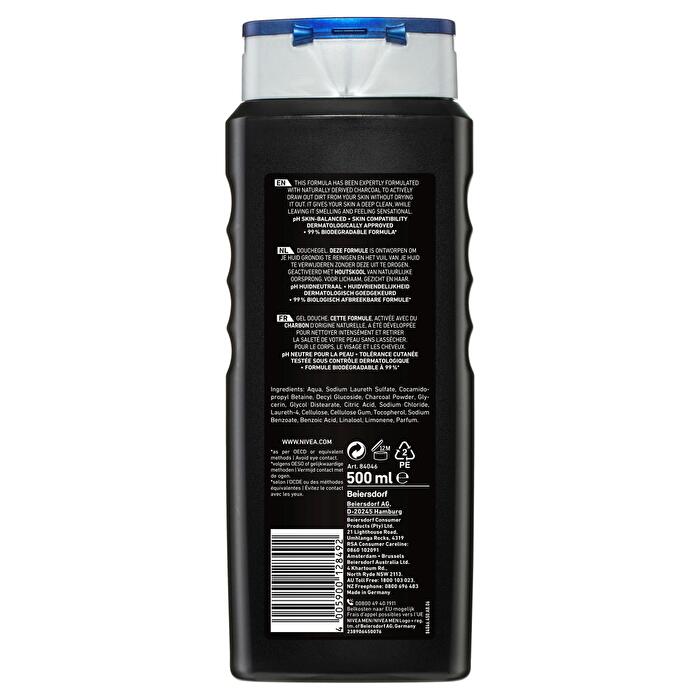 Nivea Men Shower Gel Active Clean 500ml/16.9oz