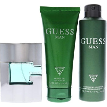 Guess Green Man Set Eau De Toilette 75ml & Sg 200ml & Body Spray 226ml (2020)