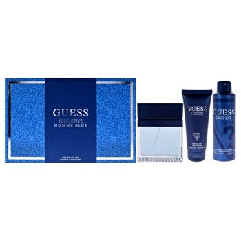 Guess Seductive Homme Blue Man Set Eau De Toilette 100ml & Sg 100ml & Body Spray 226ml & Pouch