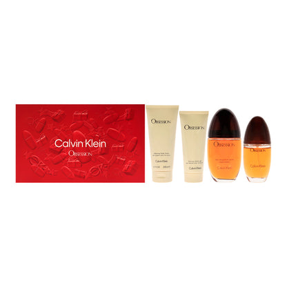 Calvin Klein Obsession Woman Set Eau De Parfum 100ml & Eau De Parfum 15ml & Bl 200ml & Sg 100ml