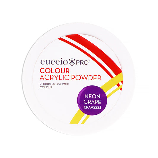 Cuccio Pro Neon Grape Woman 1.6oz Acrylic Powder