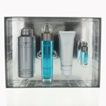 Perry Ellis 360�� Man Set Eau De Toilette 100ml & Body Spray 170g & Eau De Toilette 7.5ml & Sg 90ml