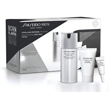 Shiseido Man Set (total Revitalizer Light Fluid 80ml & Cleansing Foam 30ml & Total Revitalizer Eye 3ml)