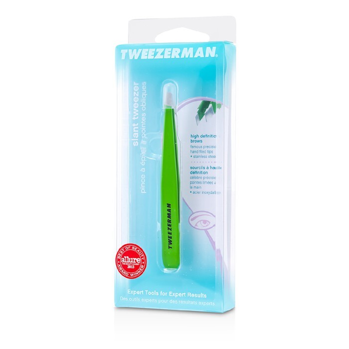 Tweezerman Slant Tweezer - Green Apple