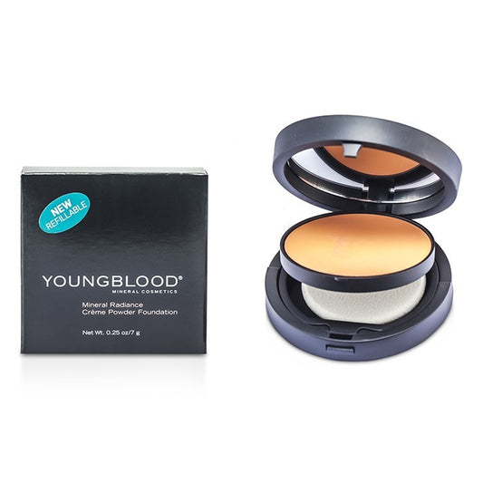 Youngblood Mineral Radiance Creme Powder Foundation - # Rose Beige 7g/0.25oz