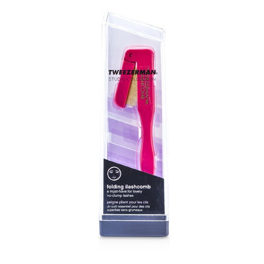 Tweezerman Folding Ilashcomb (Studio Collection) - Pink