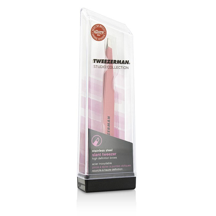 Tweezerman Slant Tweezer - Fashion Color Geranium (Studio Collection)