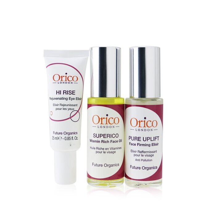 Orico London Age Resist Trio: Face Oil 30ml/1.01oz + Firming Elixir 30ml/1.01oz + Eye Elixir 25ml/0.85oz 3pcs