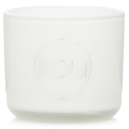 iKOU Eco-Luxury Aromacology Natural Wax Candle Glass - Zen (Green Tea & Cherry Blossom) 85g