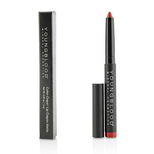 Youngblood Color Crays Matte Lip Crayon - # Rodeo Red 1.4g/0.05oz